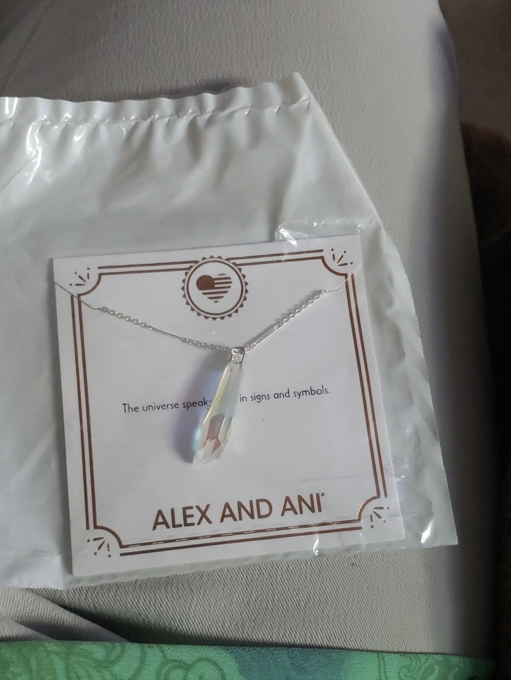 Alex and Ani Crystal Infusion Pendant Necklace NWT